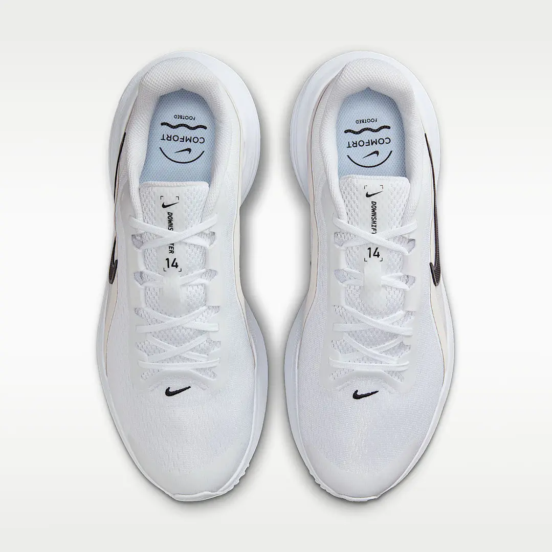 Tenis Nike Downshifter 14 Hombre-Blanco 5
