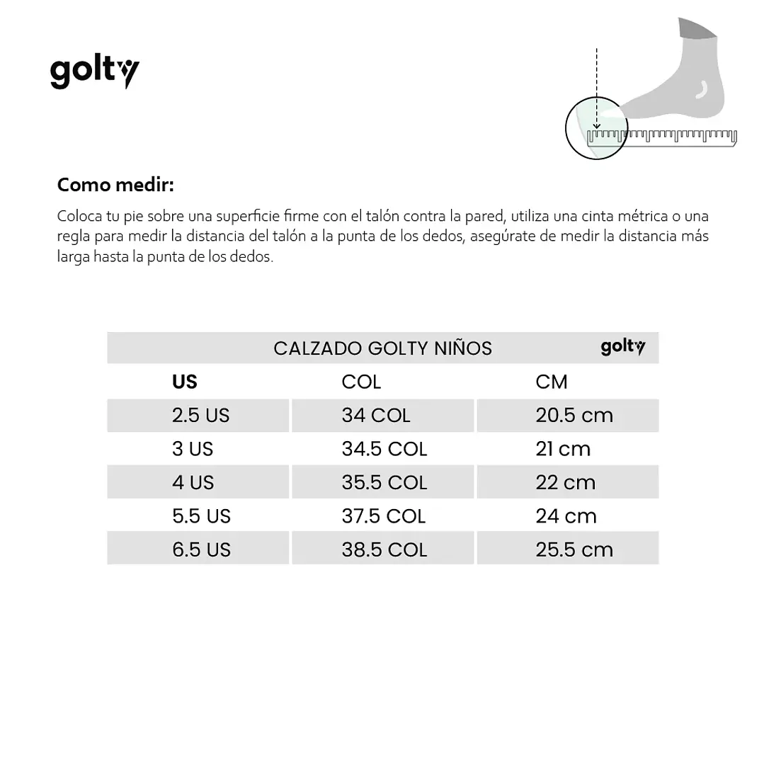 Tenis Golty Motion 24 Niño-Negro 2