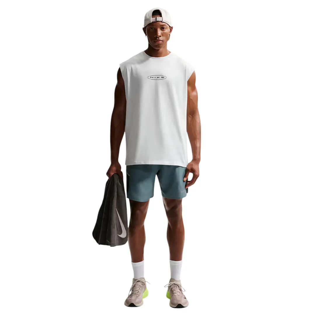 Pantaloneta Nike Df Miler 7Bf Hombre-Verde Azulado 3