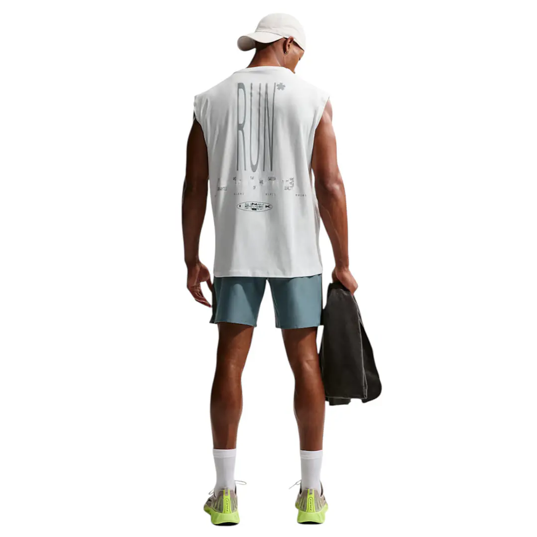Pantaloneta Nike Df Miler 7Bf Hombre-Verde Azulado 4