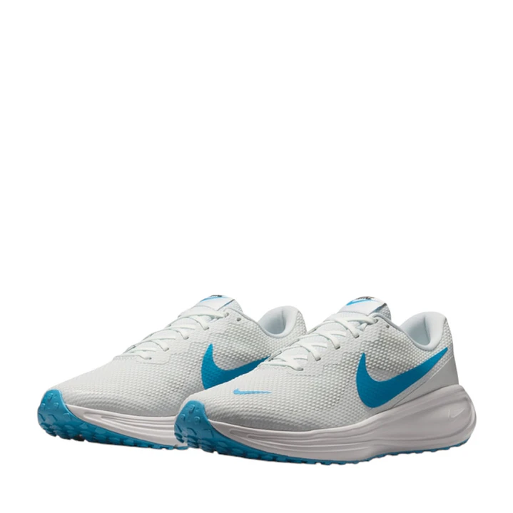 Tenis Nike Revolution 8 Hombre-Blanco/Azul 4