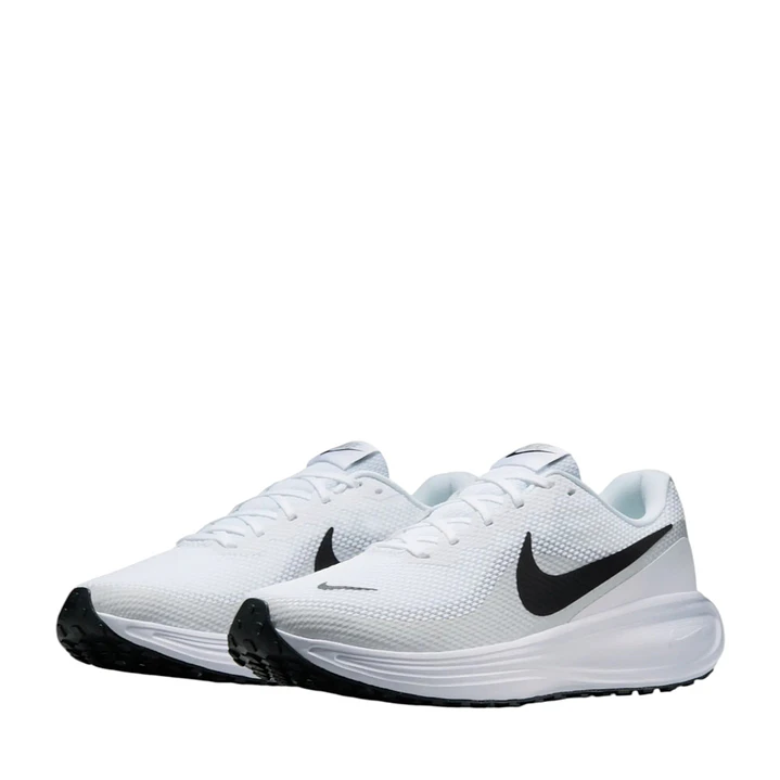 Tenis Nike Revolution 8 Hombre-Blanco/Negro 4