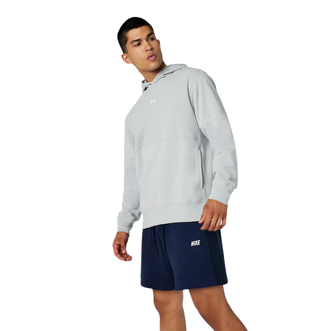 Hoodie Nike Club Varsity Hombre-Gris 3