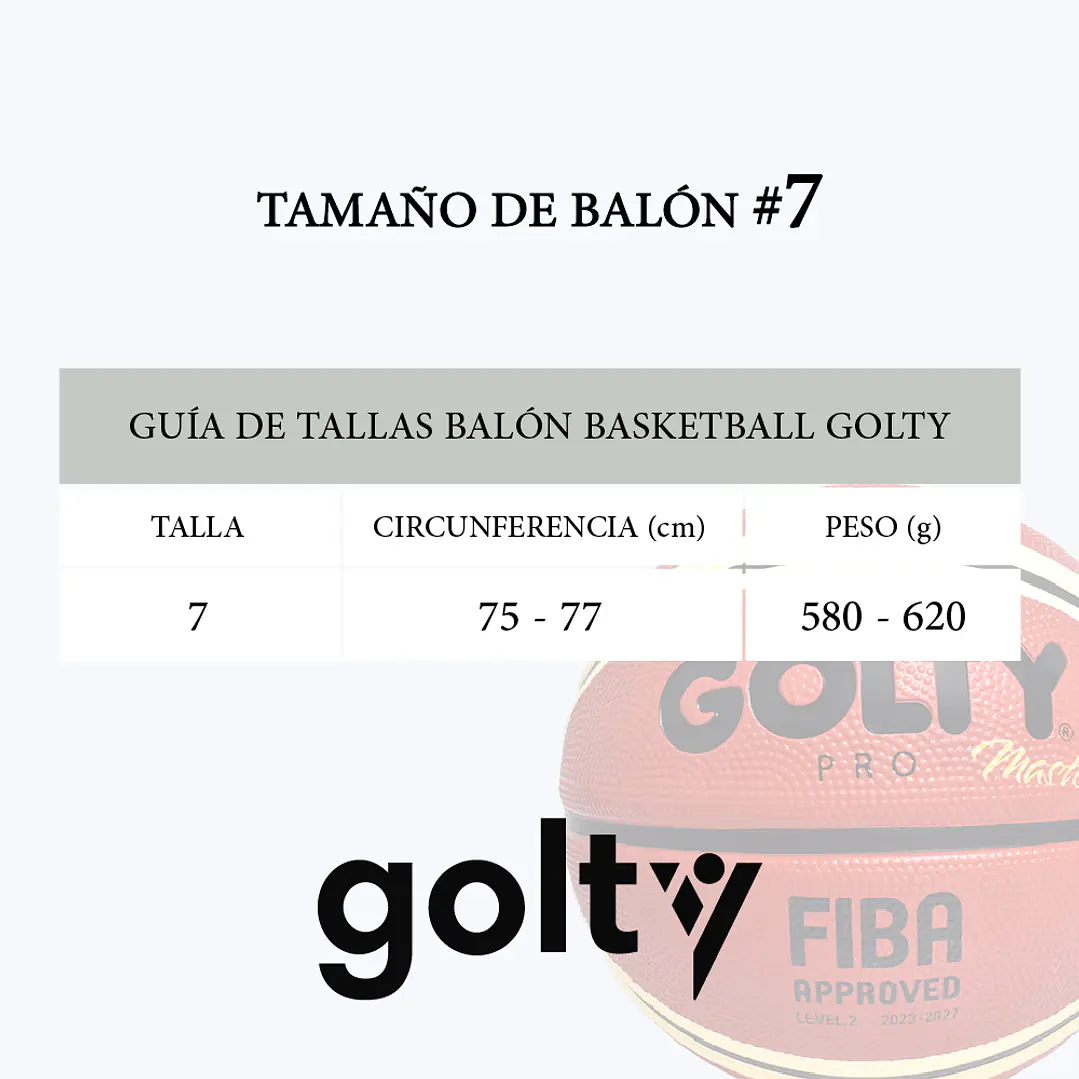 Balon Baloncesto Competencia Golty Tributo No.7-Naranja 6