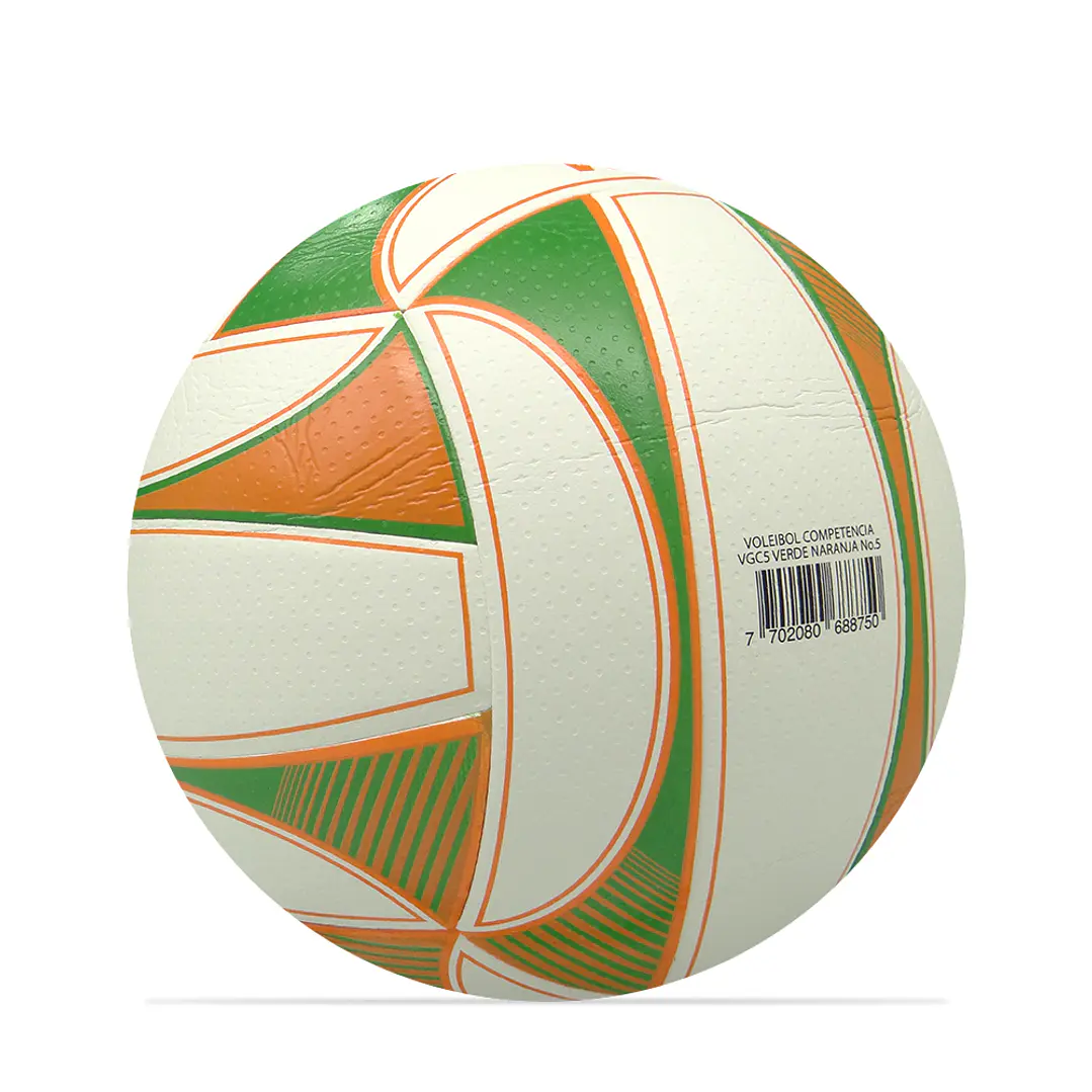 Balón Voleibol Golty Competencia Vgc5 No.5-Verde/Naranja 4