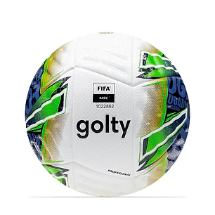 Balon De Futbol Profesional Sala Golty Thermobonded-Blanco