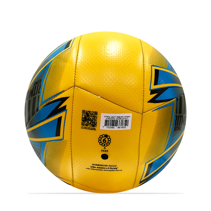 Balon De Futbol Golty Tributo No 5-Amarillo 5