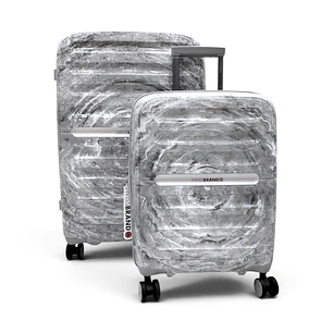 Set De 2 Maletas Swissbrand Marble-Gris