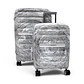 Set De 2 Maletas Swissbrand Marble-Gris - Miniatura 1