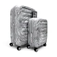 Set De 2 Maletas Swissbrand Marble-Gris - Miniatura 2