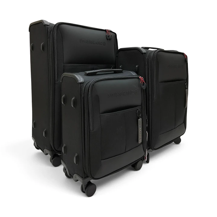 Set De 3 Maletas Swissbrand Aura-Negro 1