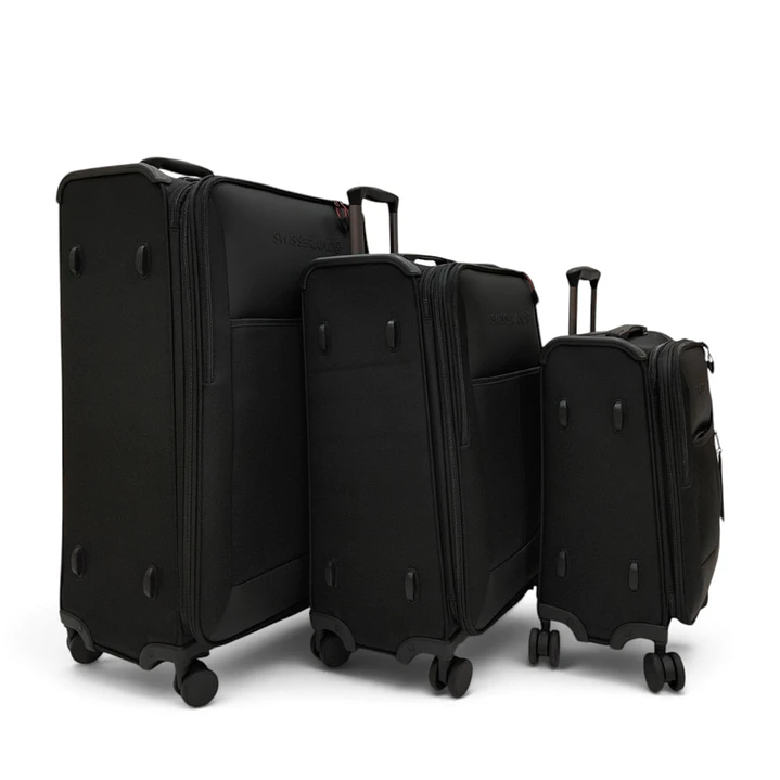 Set De 3 Maletas Swissbrand Aura-Negro 4