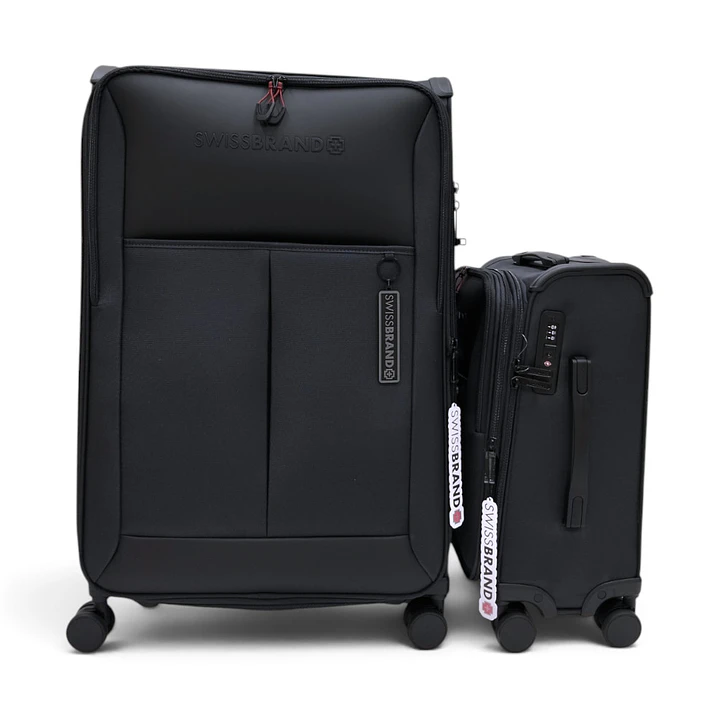 Set De 2 Maletas Swissbrand Aura-Gris Oscuro 2