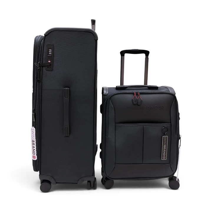 Set De 2 Maletas Swissbrand Aura-Gris Oscuro 3