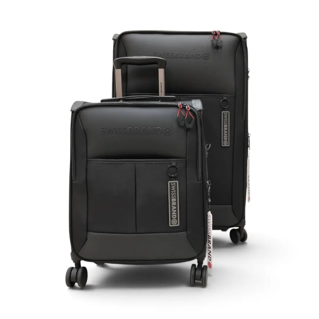 Set De 2 Maletas Swissbrand Aura-Negro 1