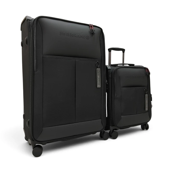 Set De 2 Maletas Swissbrand Aura-Negro 2