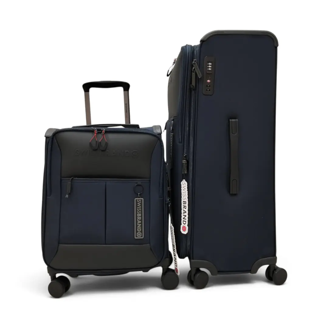Set De 2 Maletas Swissbrand Aura-Azul 3