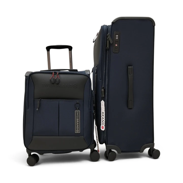 Set De 2 Maletas Swissbrand Aura-Azul 3