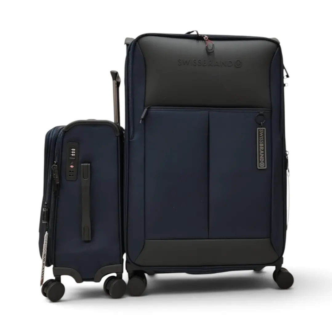 Set De 2 Maletas Swissbrand Aura-Azul 4