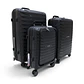 Set De 3 Maletas Swissbrand Askar 2.0-Negro - Miniatura 1