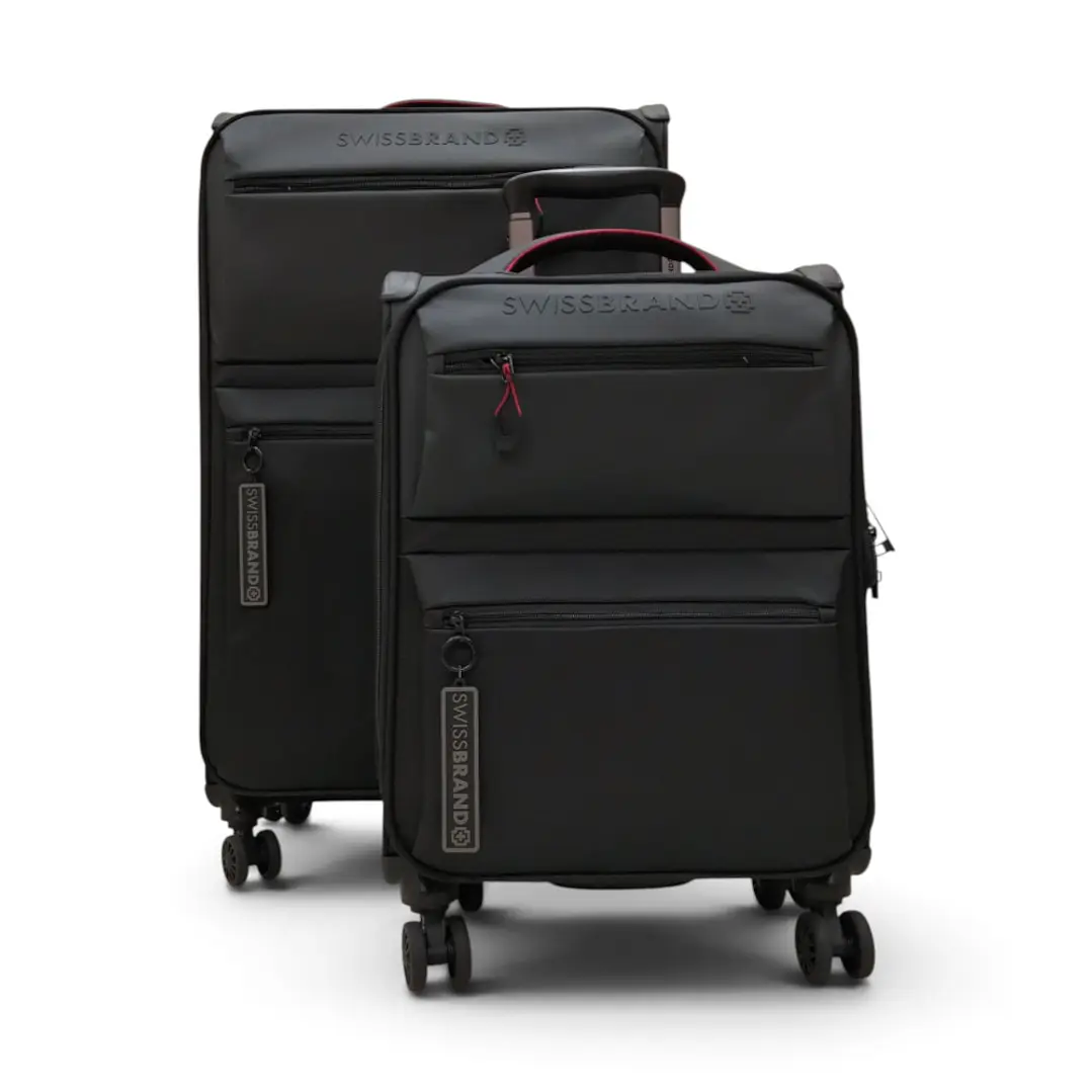 Set De 2 Maletas Swissbrand Vela-Negro 1