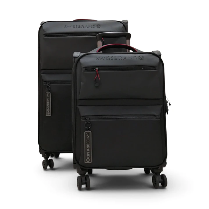 Set De 2 Maletas Swissbrand Vela-Negro 1