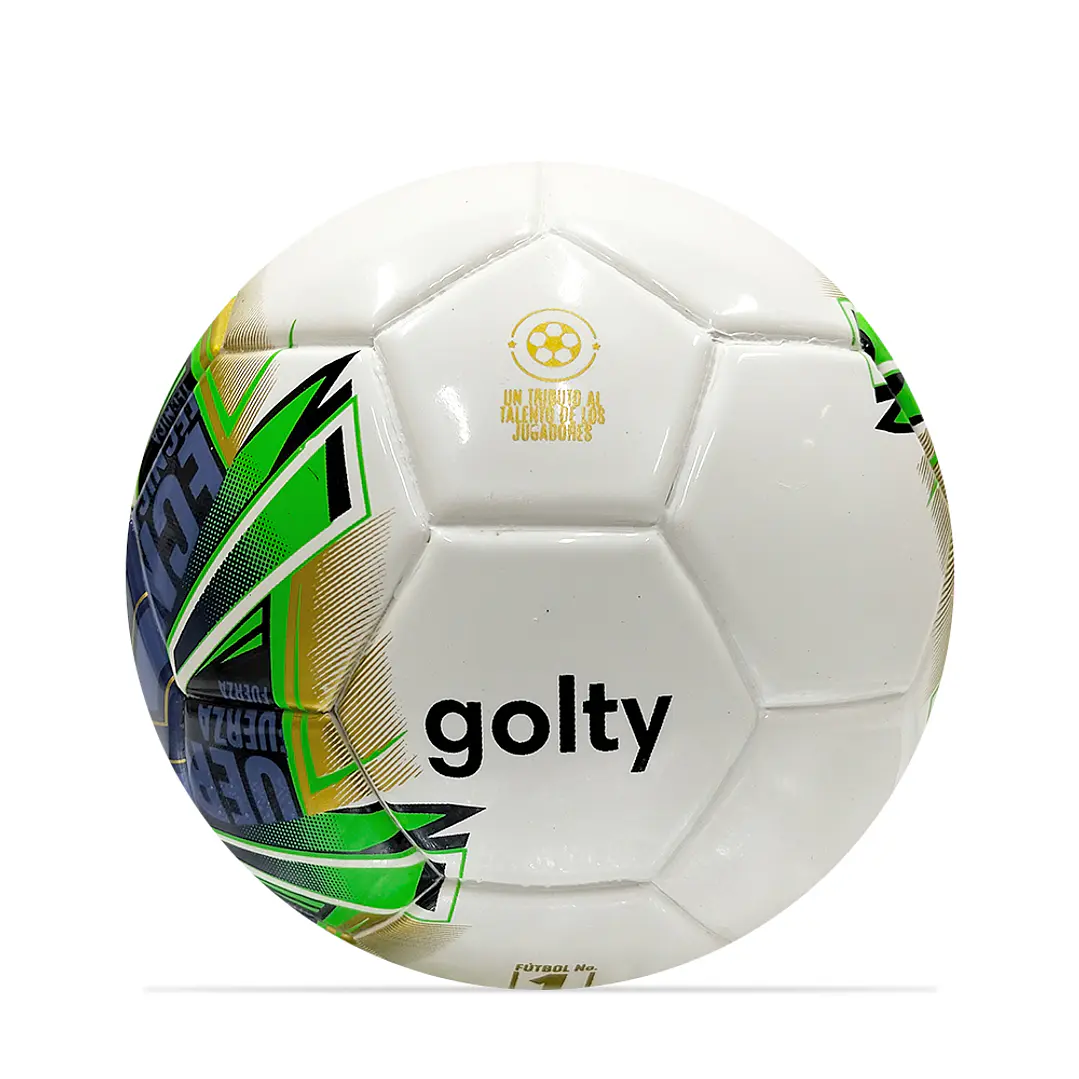 Balon De Futbol Coleccionable Golty Tributo No1-Blanco 1