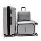 Set De 3 Maletas Swissbrand Askar 2.0-Gris Claro - Miniatura 2