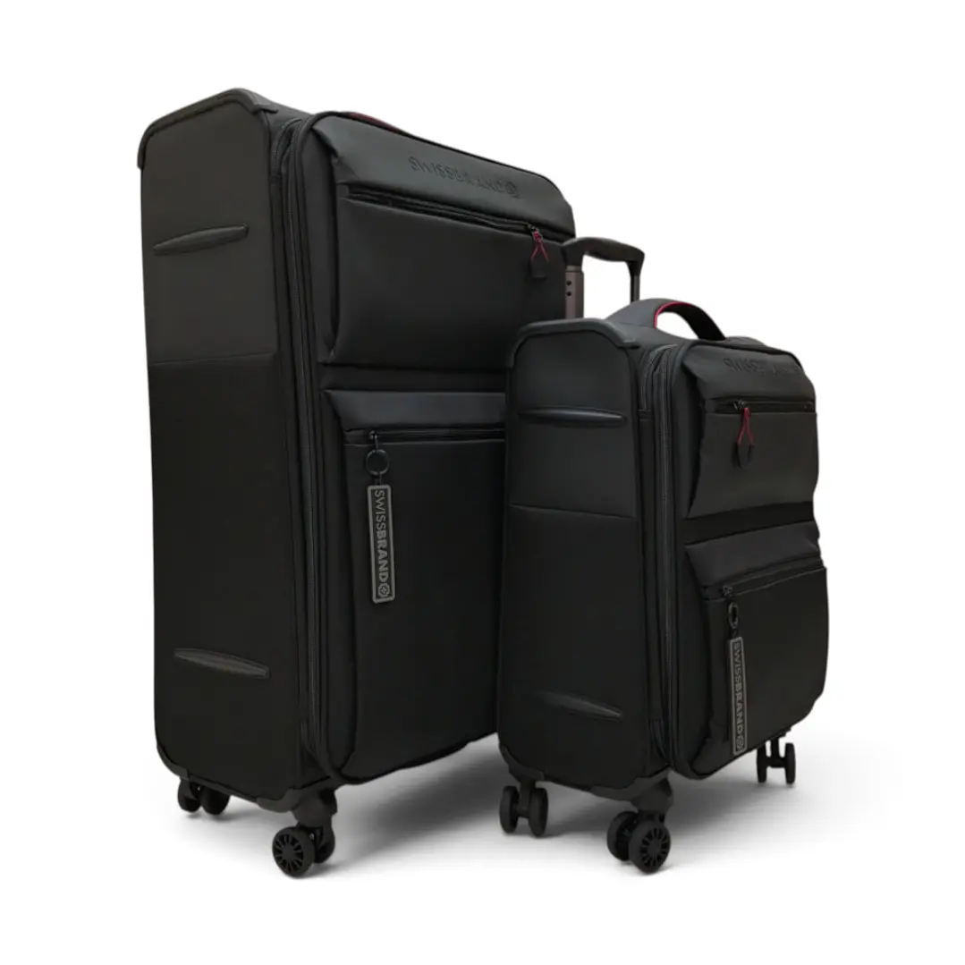 Set De 2 Maletas Swissbrand Vela-Negro 2