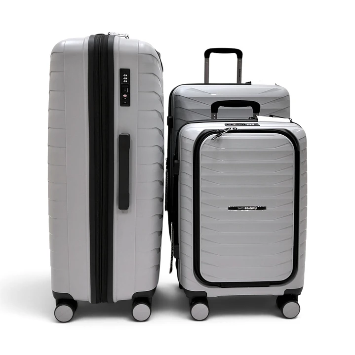 Set De 3 Maletas Swissbrand Askar 2.0-Gris Claro 3