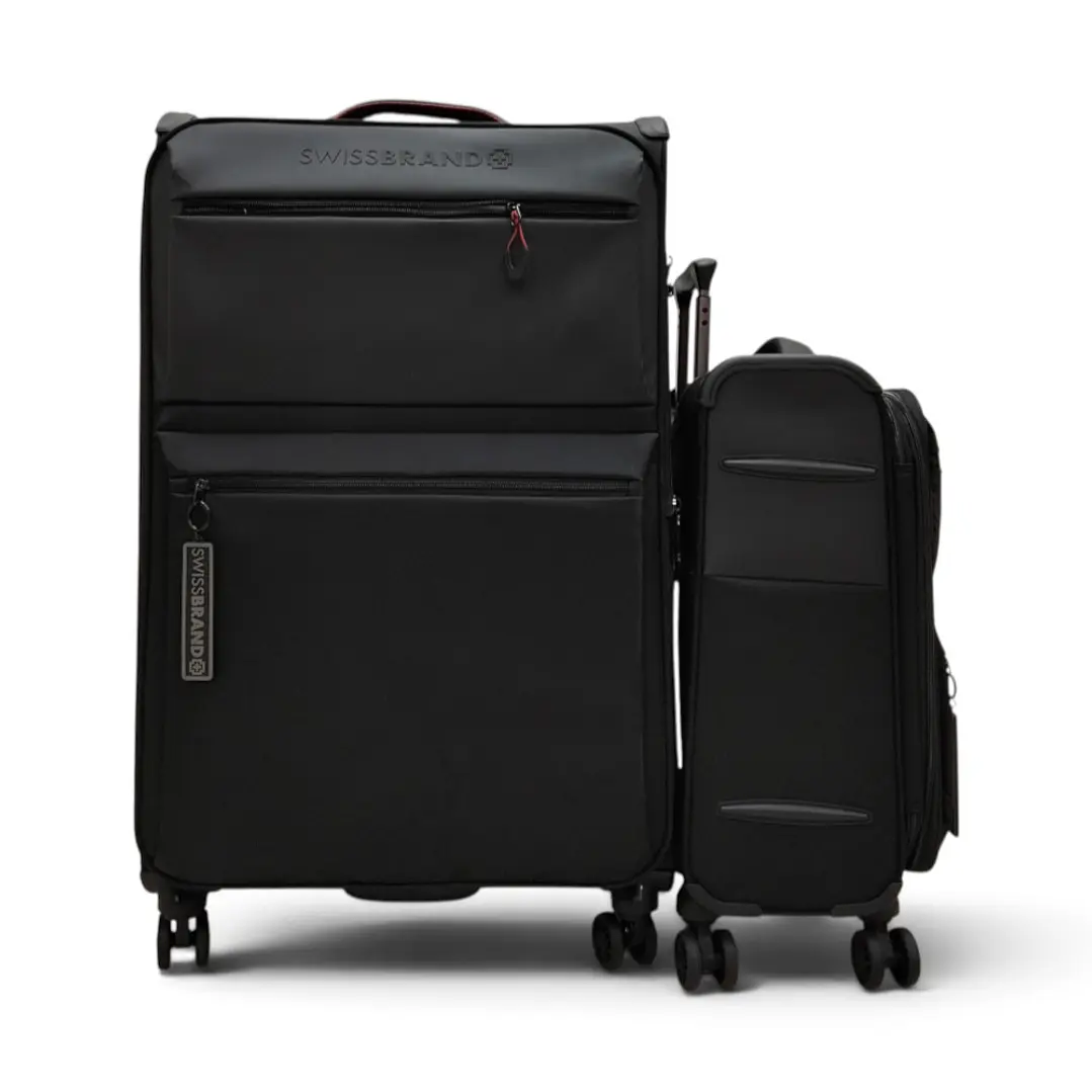 Set De 2 Maletas Swissbrand Vela-Negro 3
