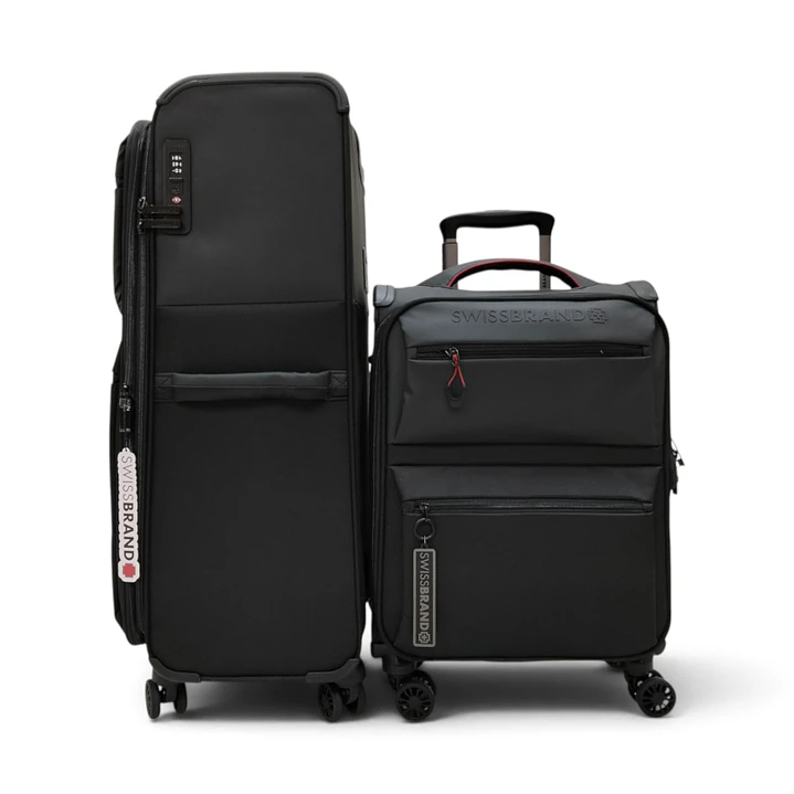 Set De 2 Maletas Swissbrand Vela-Negro 4