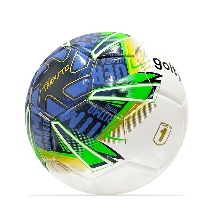 Balon De Futbol Coleccionable Golty Tributo No1-Blanco 4