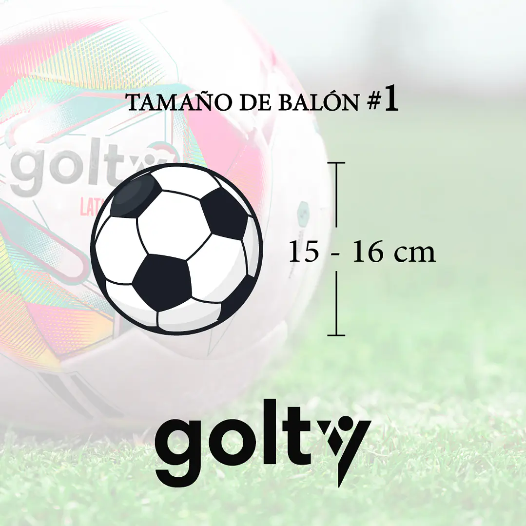 Balon De Futbol Coleccionable Golty Tributo No1-Blanco 6