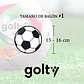 Balon De Futbol Coleccionable Golty Tributo No1-Blanco - Miniatura 6