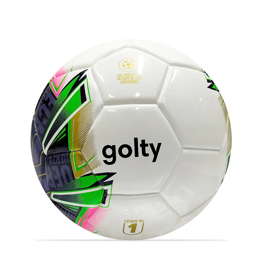 Balon De Futbol Coleccion Golty Tributo Women No 1-Blanco 1