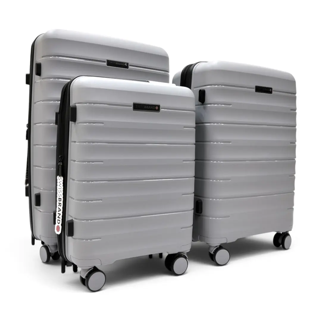 Set De 3 Maletas Swissbrand Duna-Gris 1