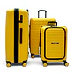 Set De 3 Maletas Swissbrand Askar 2.0-Amarillo - Miniatura 3