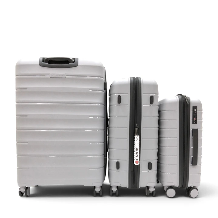 Set De 3 Maletas Swissbrand Duna-Gris 4