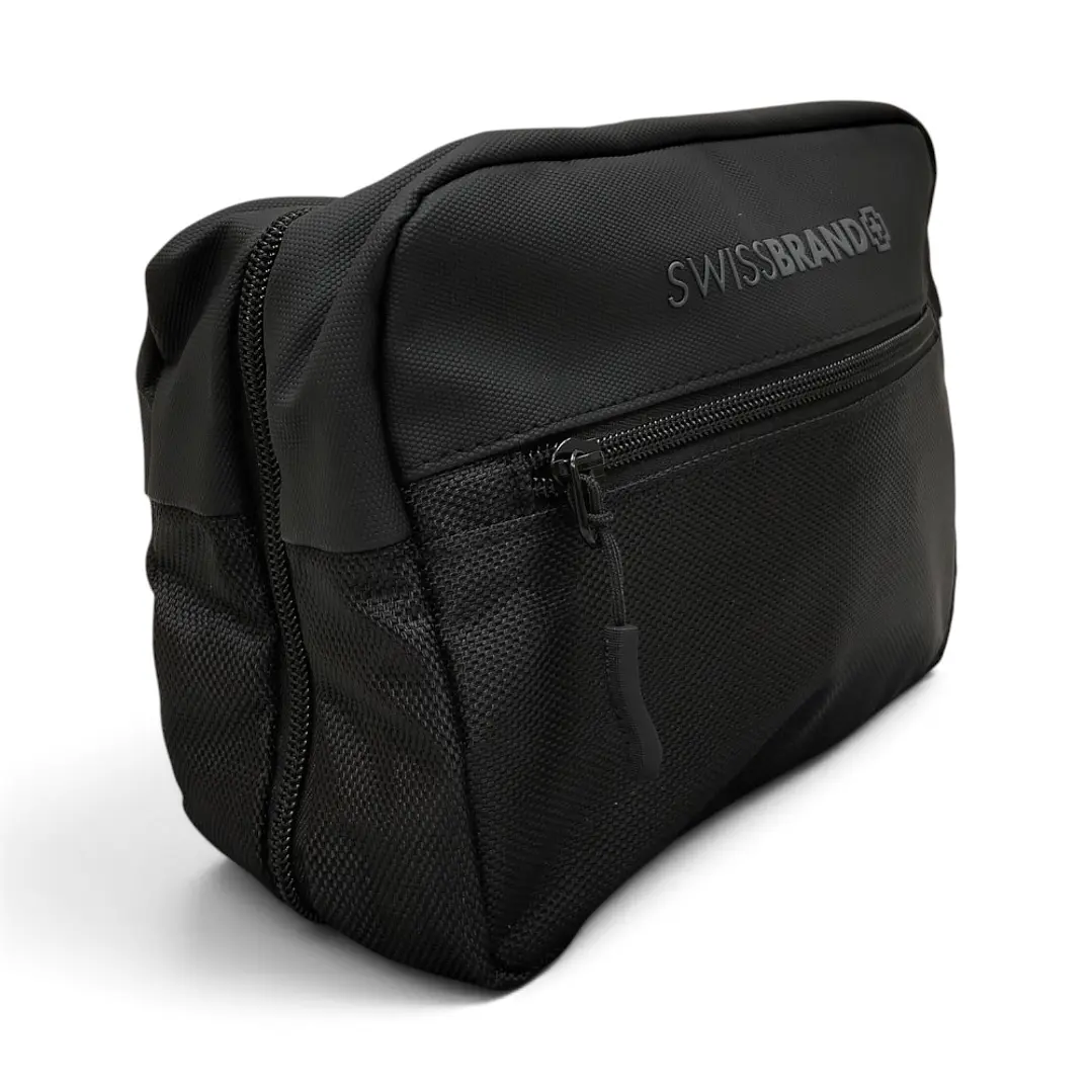 Neceser De Viaje Swissbrand Boxster Toiletry Bag-Negro 3