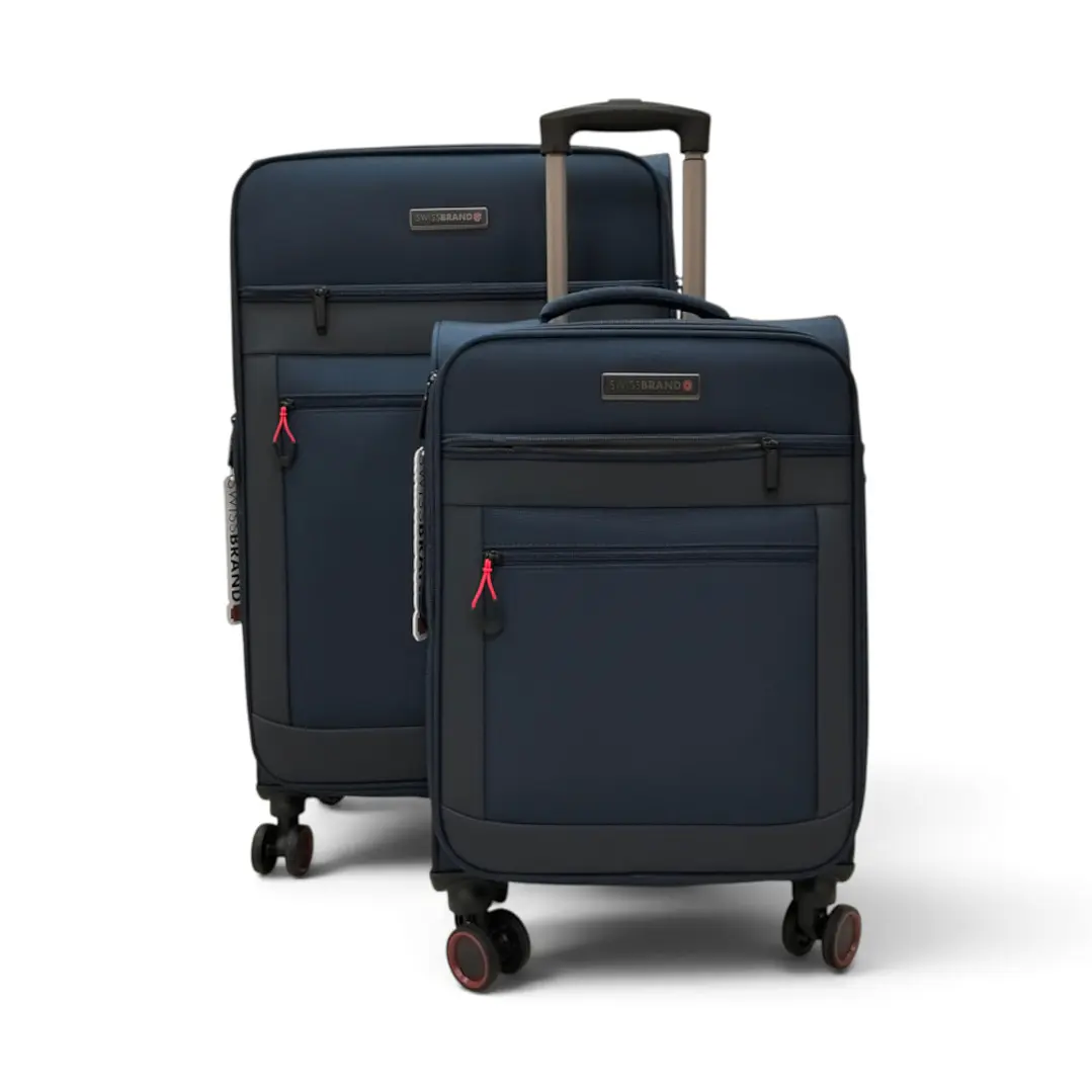 Set De 2 Maletas Swissbrand Havana-Azul 1