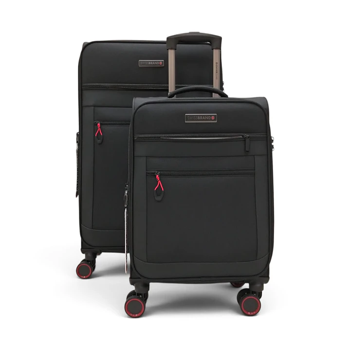Set De 2 Maletas Swissbrand Havana-Negro 1