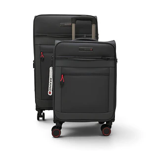 Set De 2 Maletas Swissbrand Havana-Gris Oscuro
