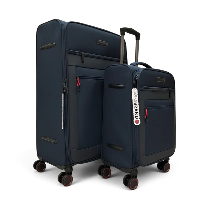 Set De 2 Maletas Swissbrand Havana-Azul 3