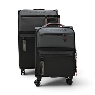 Set De 2 Maletas Swissbrand Vela-Gris Oscuro
