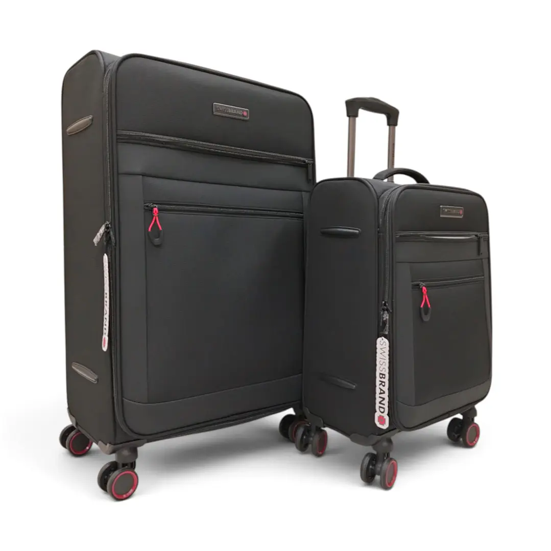 Set De 2 Maletas Swissbrand Havana-Negro 3