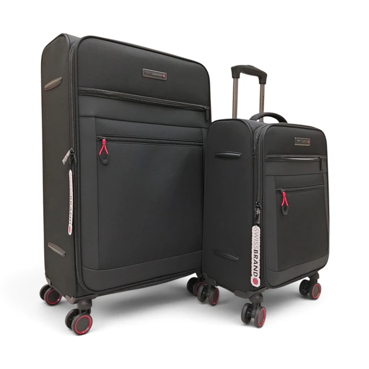 Set De 2 Maletas Swissbrand Havana-Negro 3