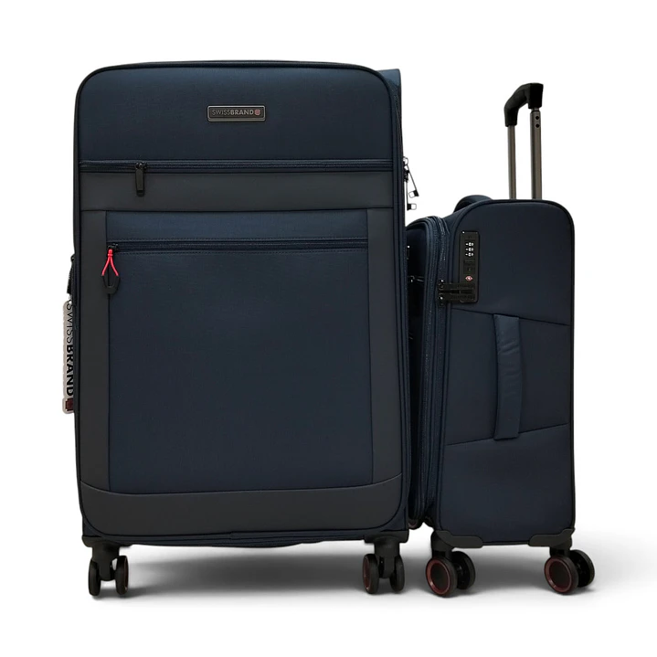 Set De 2 Maletas Swissbrand Havana-Azul 4