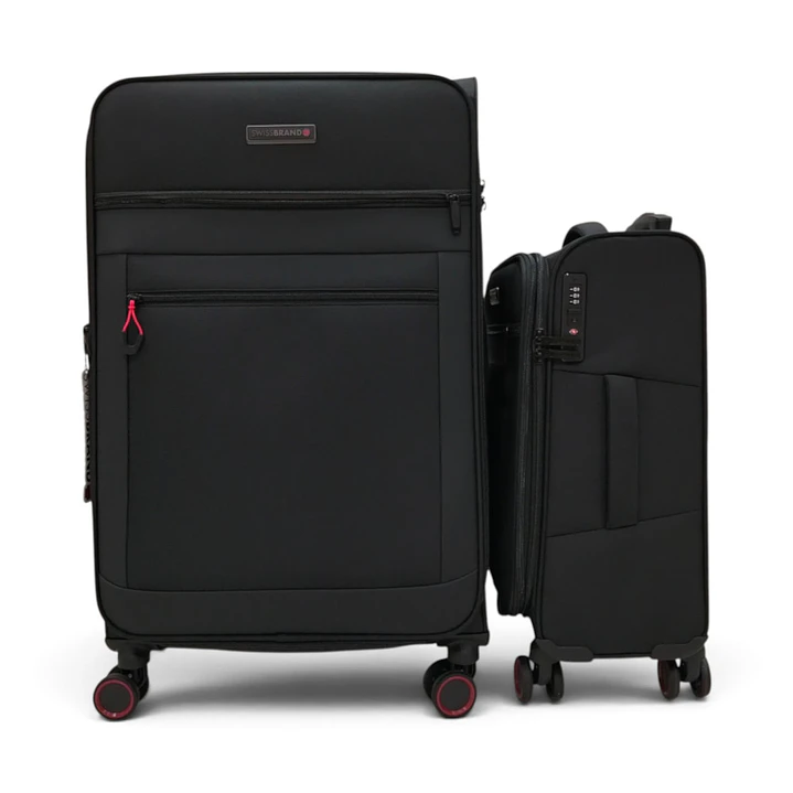 Set De 2 Maletas Swissbrand Havana-Negro 4