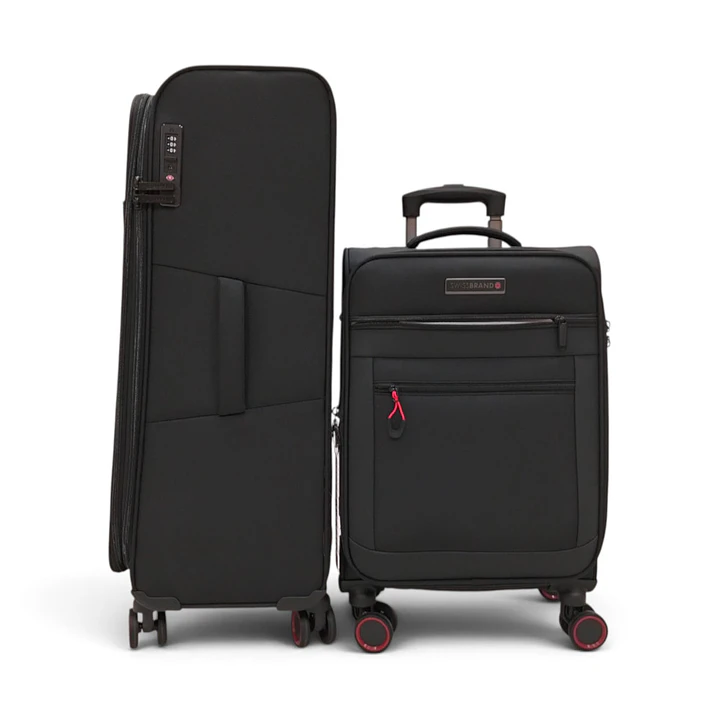 Set De 2 Maletas Swissbrand Havana-Negro 5